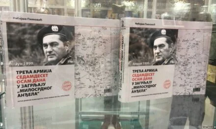 MINISTARSTVO ODBRANE PROMOVIRALO KNJIGU RATNOG ZLOČINCA NA SAJMU KNJIGA