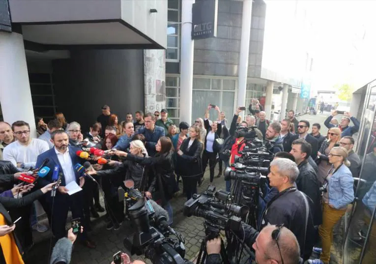 PROTEST NOVINARA U BANJA LUCI