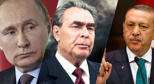 EVO KO NAM VODI DRŽAVU I NARODE: Vladimir Putin, Recep Tayyip Erdoğan i Leonid Brežnjev