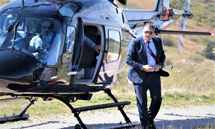 RTRS I BNTV: Milorad Dodik i njegov helikopter