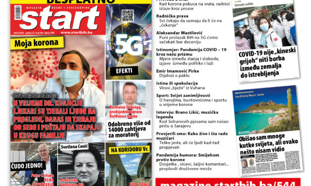Novo izdanje magazina Start BiH besplatno na portalu startbih.ba
