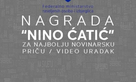 Dodijeljena novinarska nagrada “Nino Ćatić”