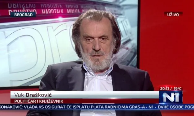 Vuk Drašković: Arhitekti rata u Moskvi radovali bi se ako bi rat zahvatio i BiH