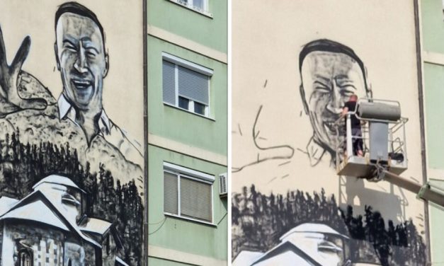 Zatvor prijeti Aidi Ćorović jer je jajima gađala Mladićev mural, a na slobodu se pušta Milan Radoičić