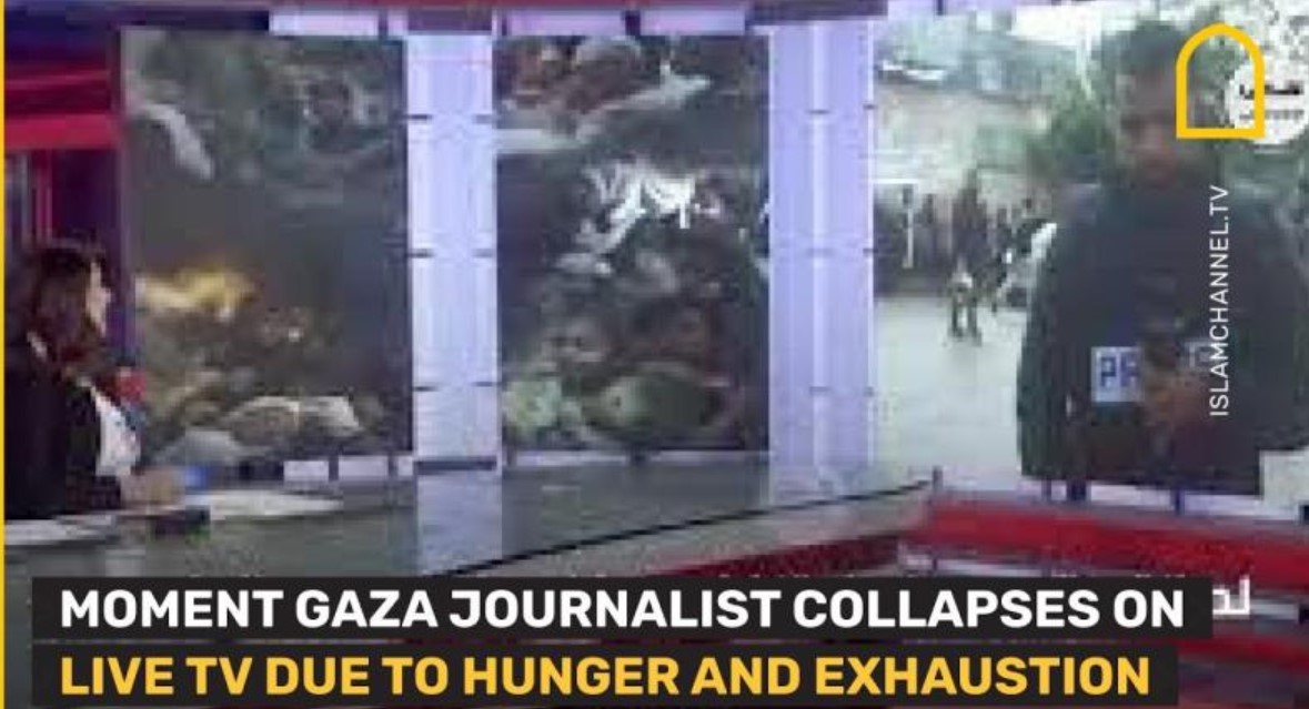 Novinar iz Gaze kolabirao u programu uživo