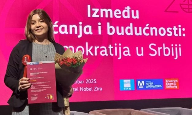 Novinarka eTrafike Milica Mihajlović dobitnica nagrade Friedrich Ebert