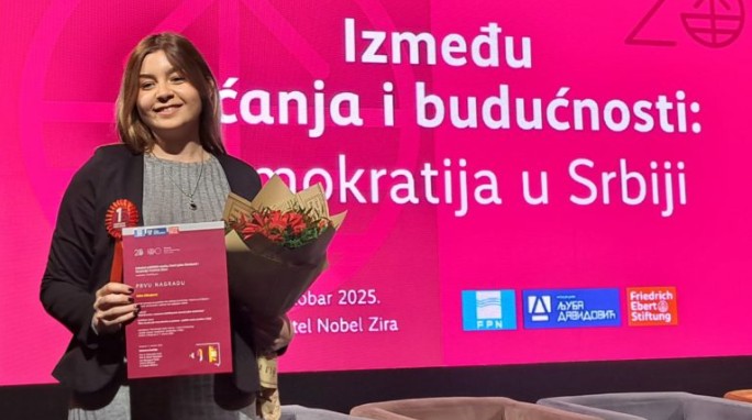 Novinarka eTrafike Milica Mihajlović dobitnica nagrade Friedrich Ebert