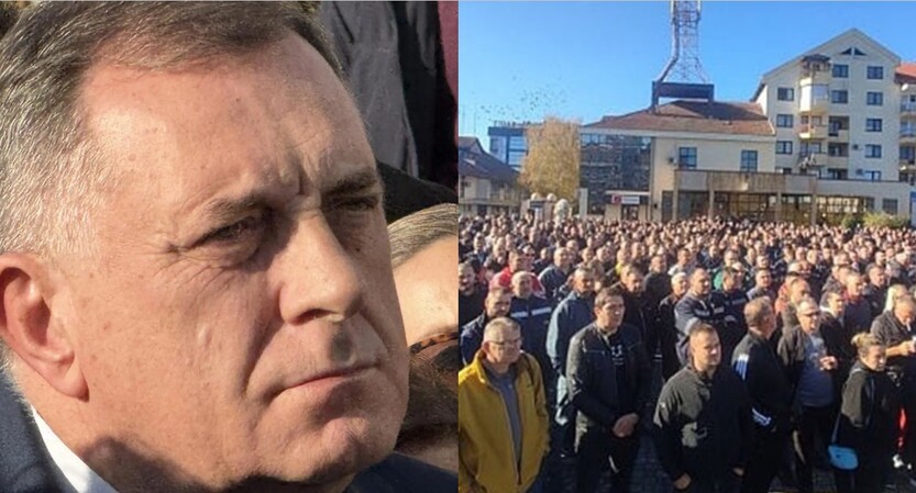 RTRS I BNTV: Milorad Dodik naljutio se na rudare